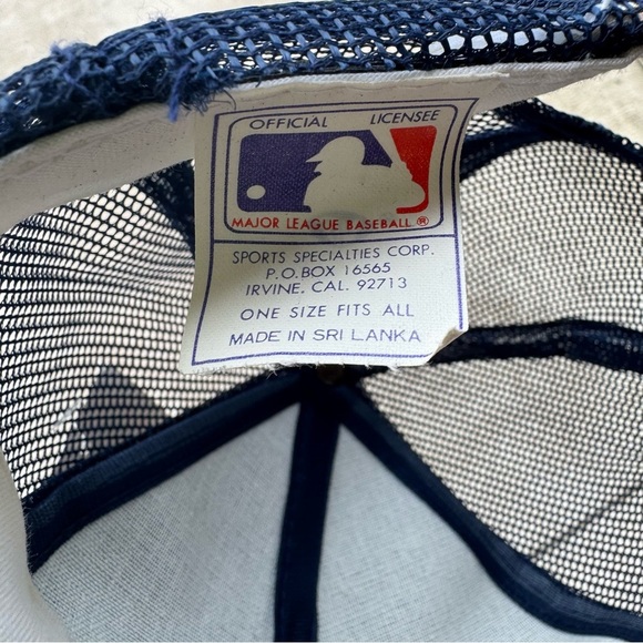 Vintage Houston Astros Snapback Hat 90s Sports Specialties MLB Mesh Trucker NWT - Picture 6 of 8